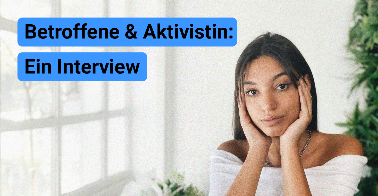 Portraitfoto von Inês Marinho dazu der Text Betroffene und Aktivistin: Ein Interview